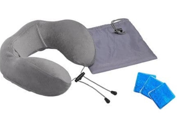 Coussin cervical en mousse à mémoire — avec compresses chaud-froid