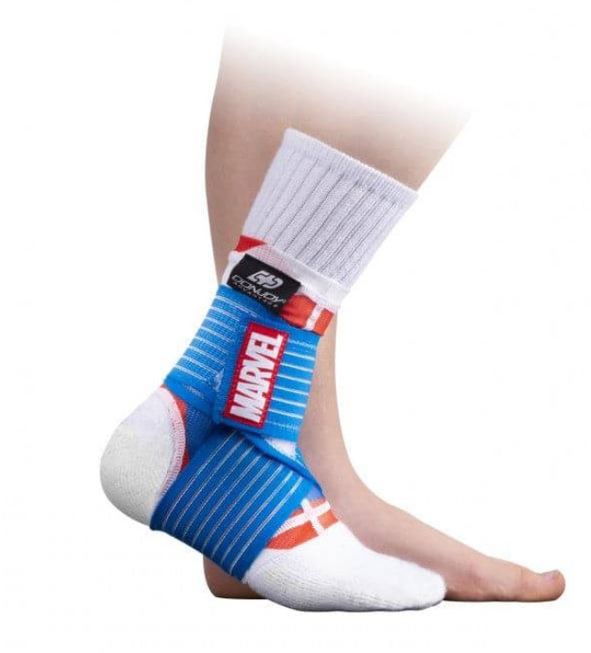 Support de cheville pour enfant — sangles en forme de 8